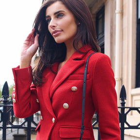 Fox London Women's Knightsbridge Blazer in Red