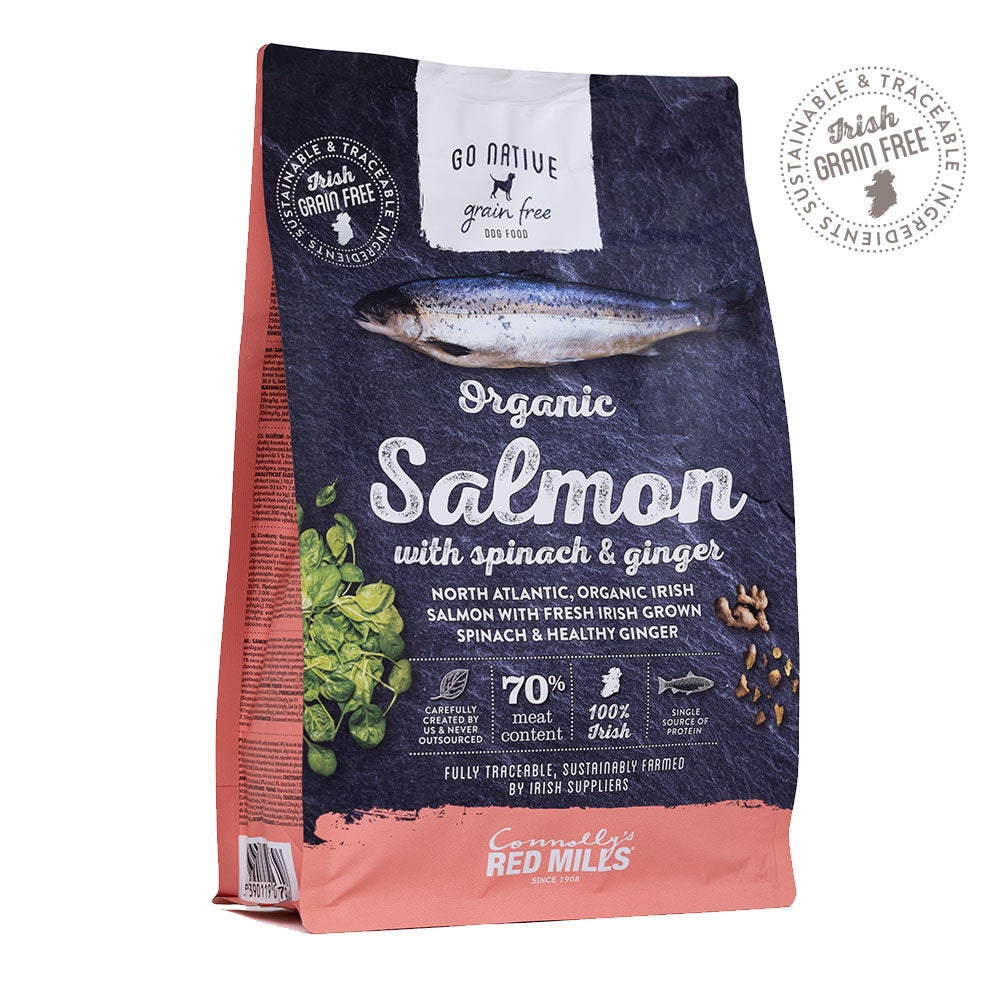Go Native - Salmon with Spinach & Ginger Dog Food