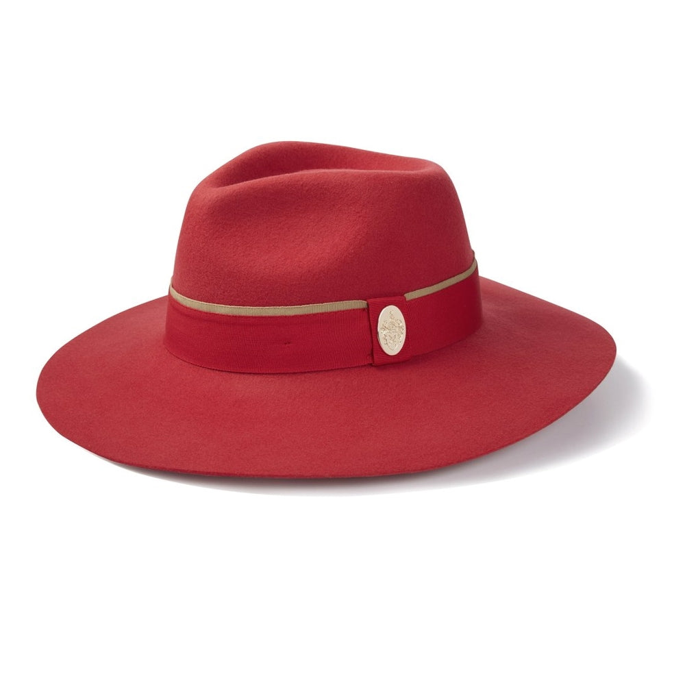 Hicks & Brown Oxley Fedora in Berry