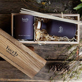 Herb Dublin Herb Wood Set Candle & Diffuser Comfort & Joy