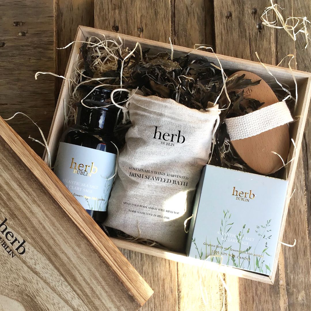 Herb Dublin Irish Seaweed Bath Box