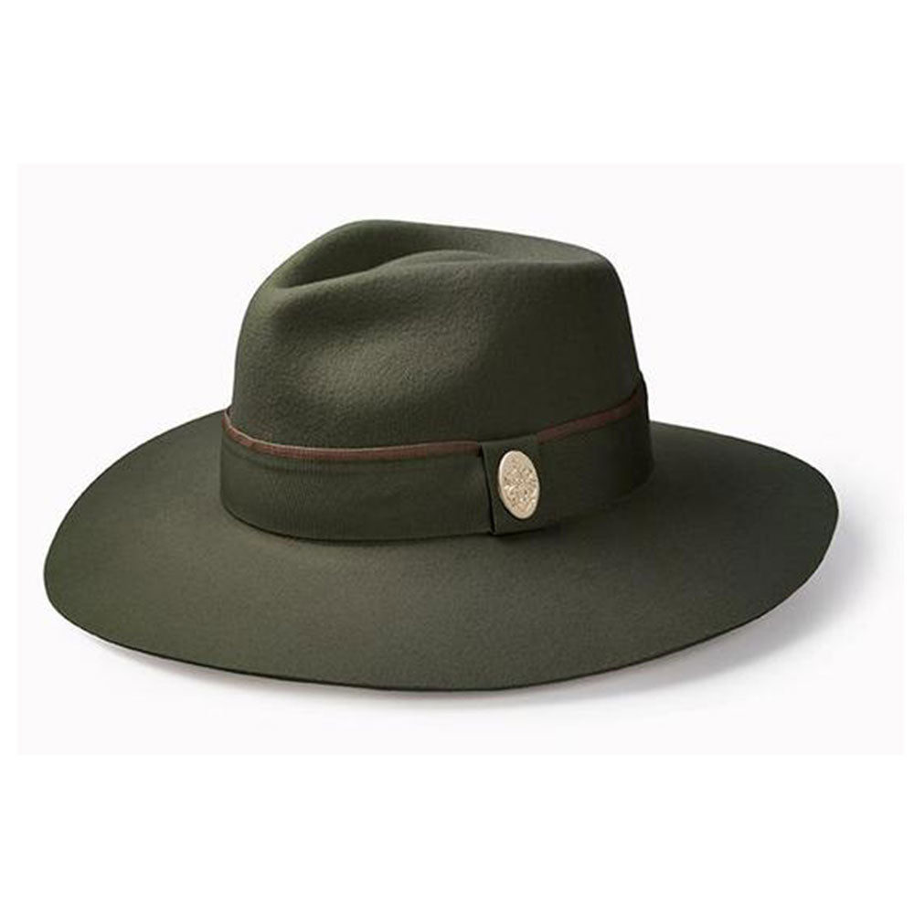 Hicks & Brown Oxley Fedora in Olive Green