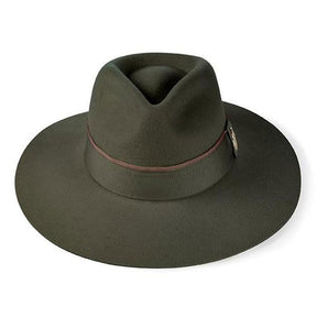 Hicks & Brown Oxley Fedora in Olive Green
