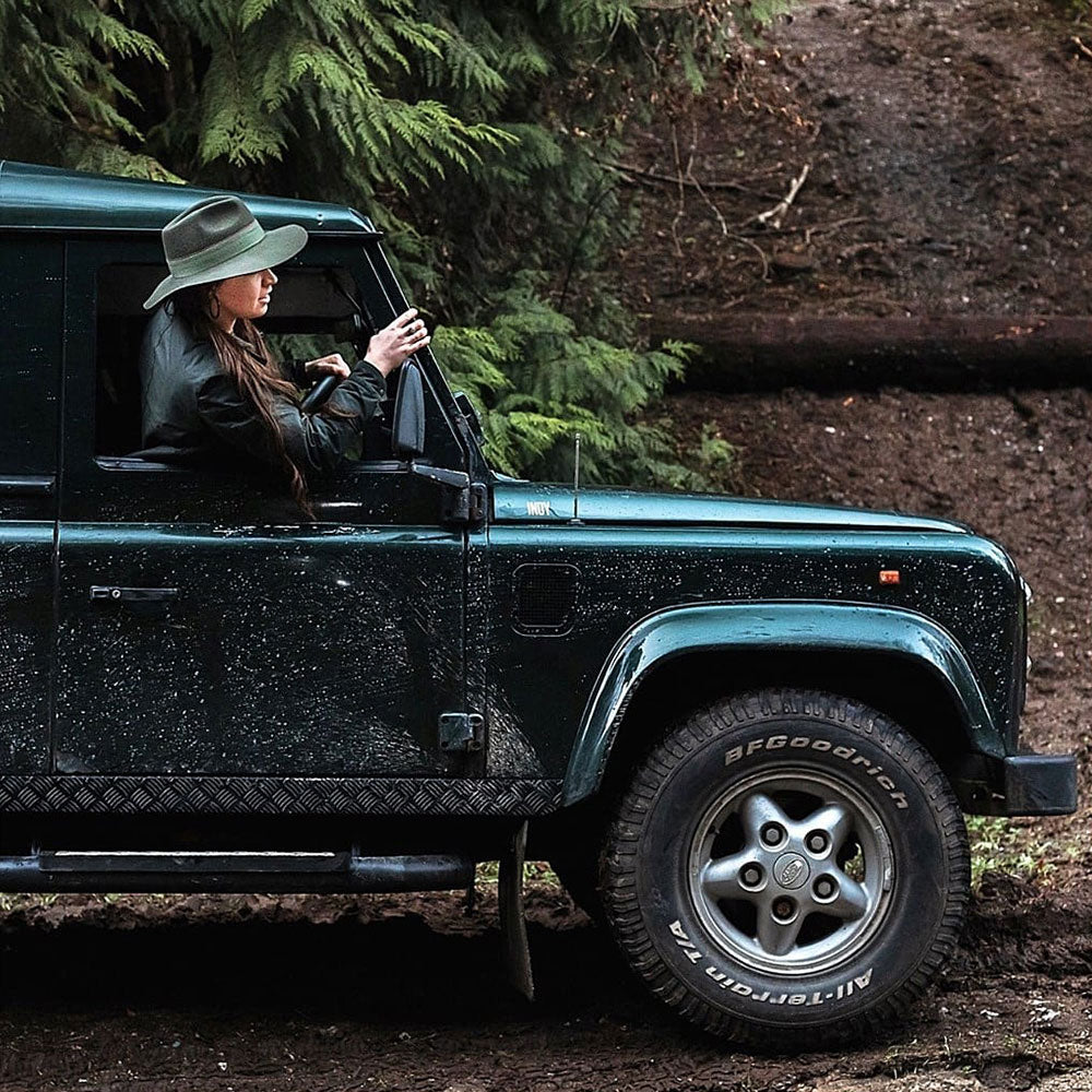 Hicks & Brown Oxley Fedora in Olive Green