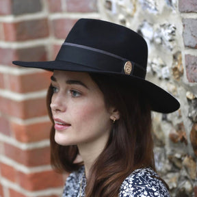 Hicks & Brown Oxley Fedora in Black
