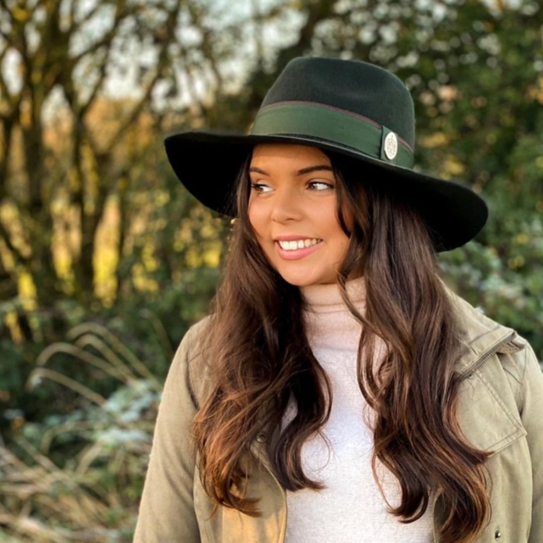 Hicks & Brown Oxley Fedora in Olive Green