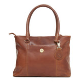 Hicks & Hide Hidcote Cartridge Handbag Cognac Leather - RedMillsStore.ie