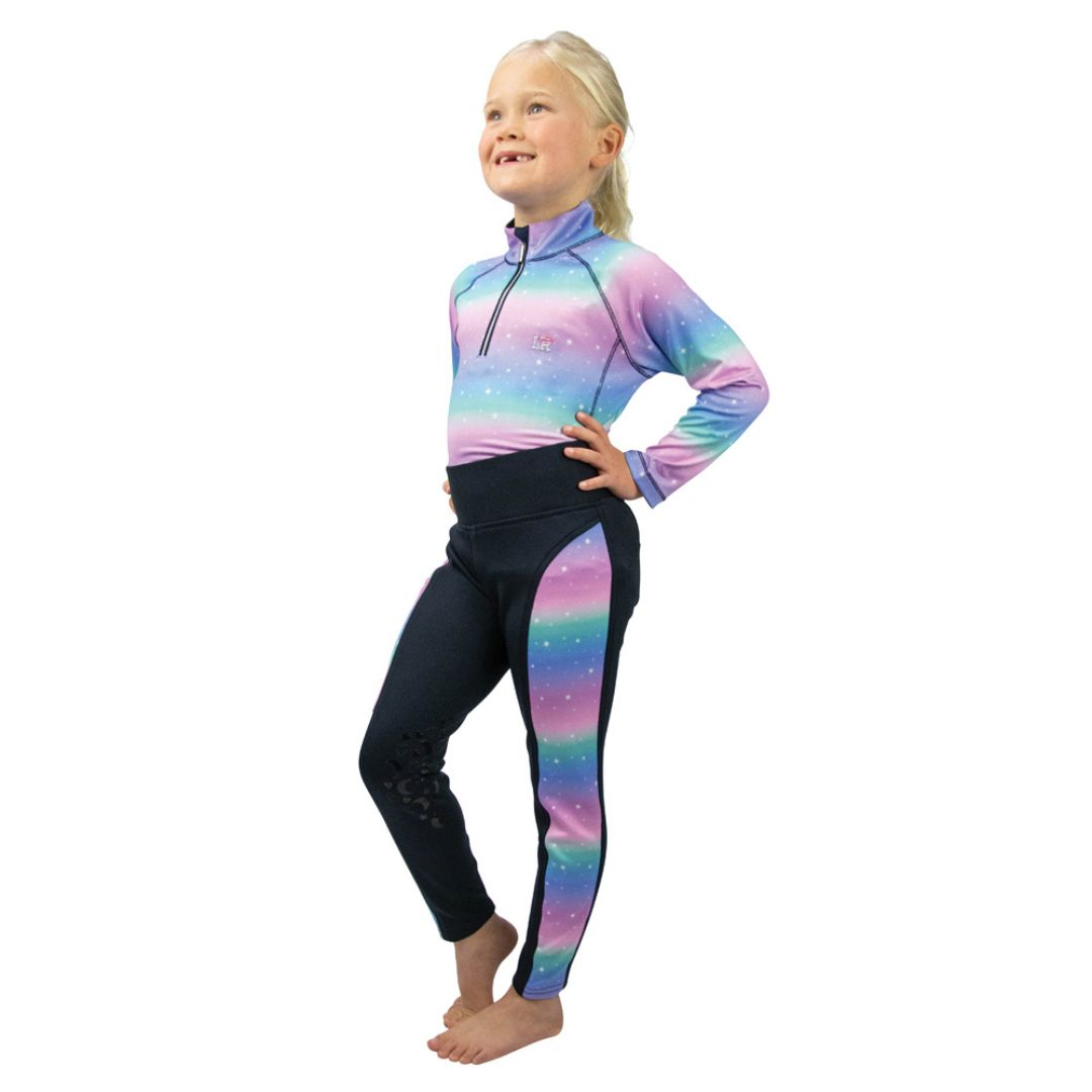 Hy Equestrian Kids Little Rider Dazzling Night Riding Tights