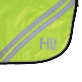 Hy Equestrian HyViz Reflector Mesh Exercise Sheet in Yellow