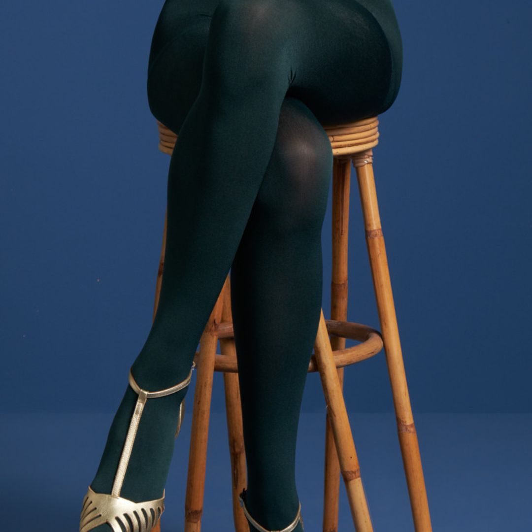 King Louie Tights Solid in Pine Green