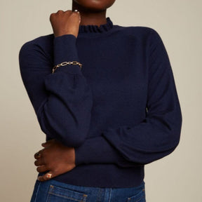 King Louie Women's Izu Bell Top Cocoon in Blue