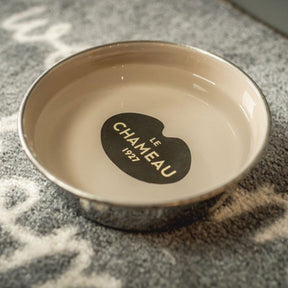 Le Chameau Stainless Steel Dog Bowl in Gris Ardoise