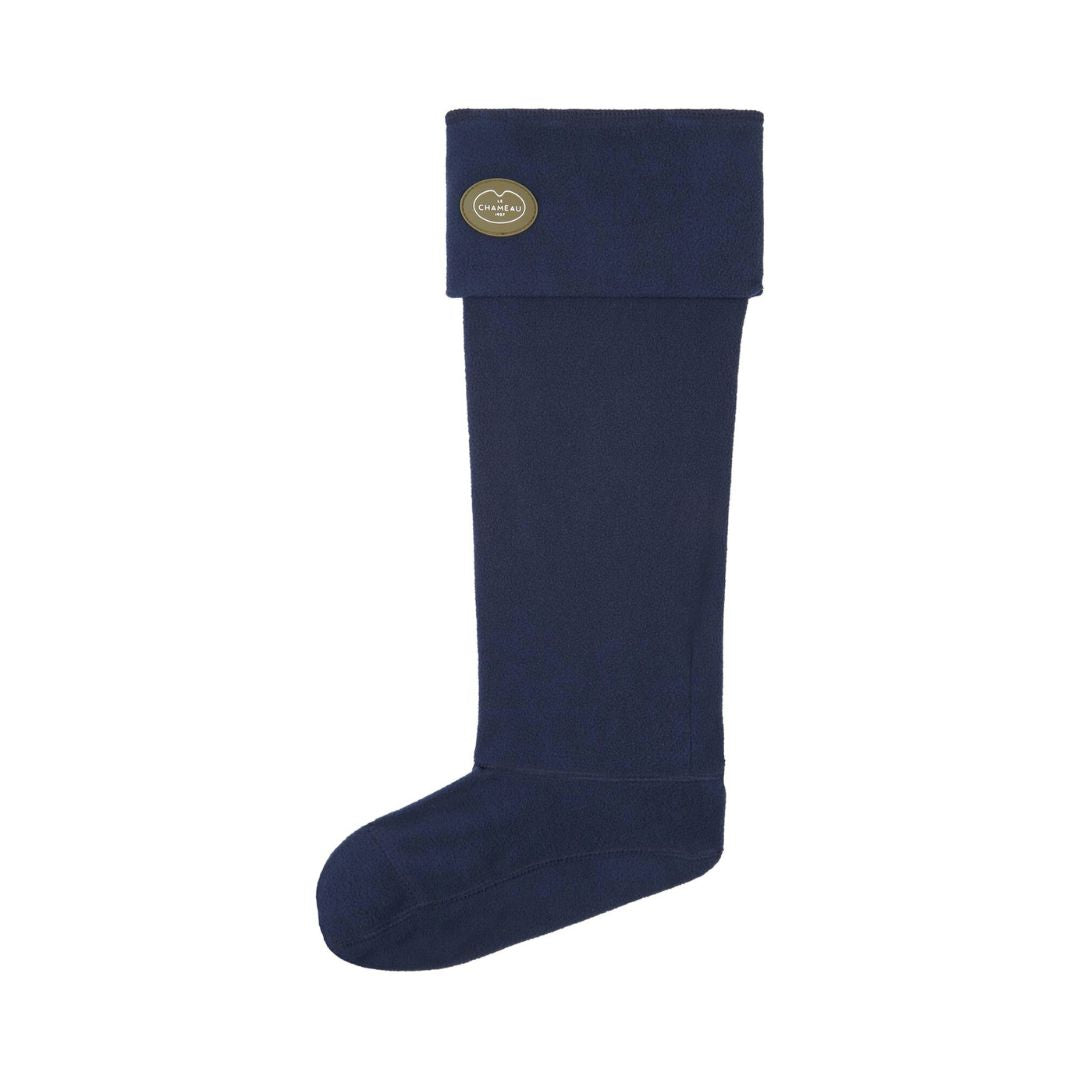 Le Chameau Fleece Boot Liners in Marine