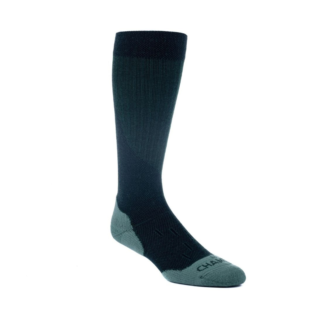 Le Chameau Iris Socks in Vert Fonce