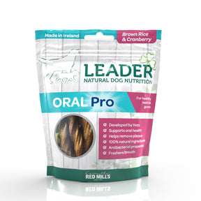 Leader Oral Pro Dental Sticks in Brown Rice and Cranberry Flavour