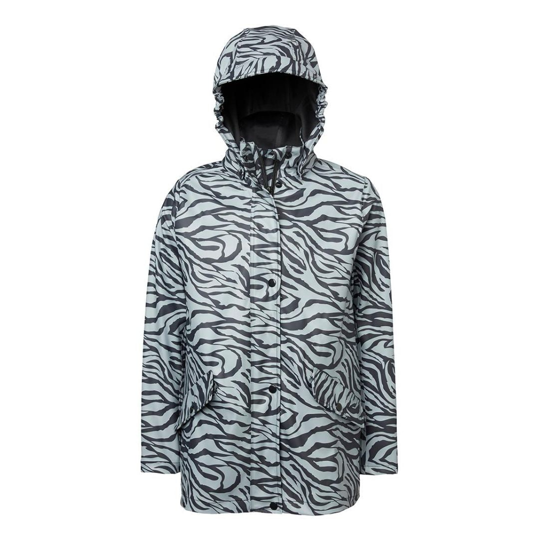 Mountain Horse Kids Drops Rain Coat in Black/Grey