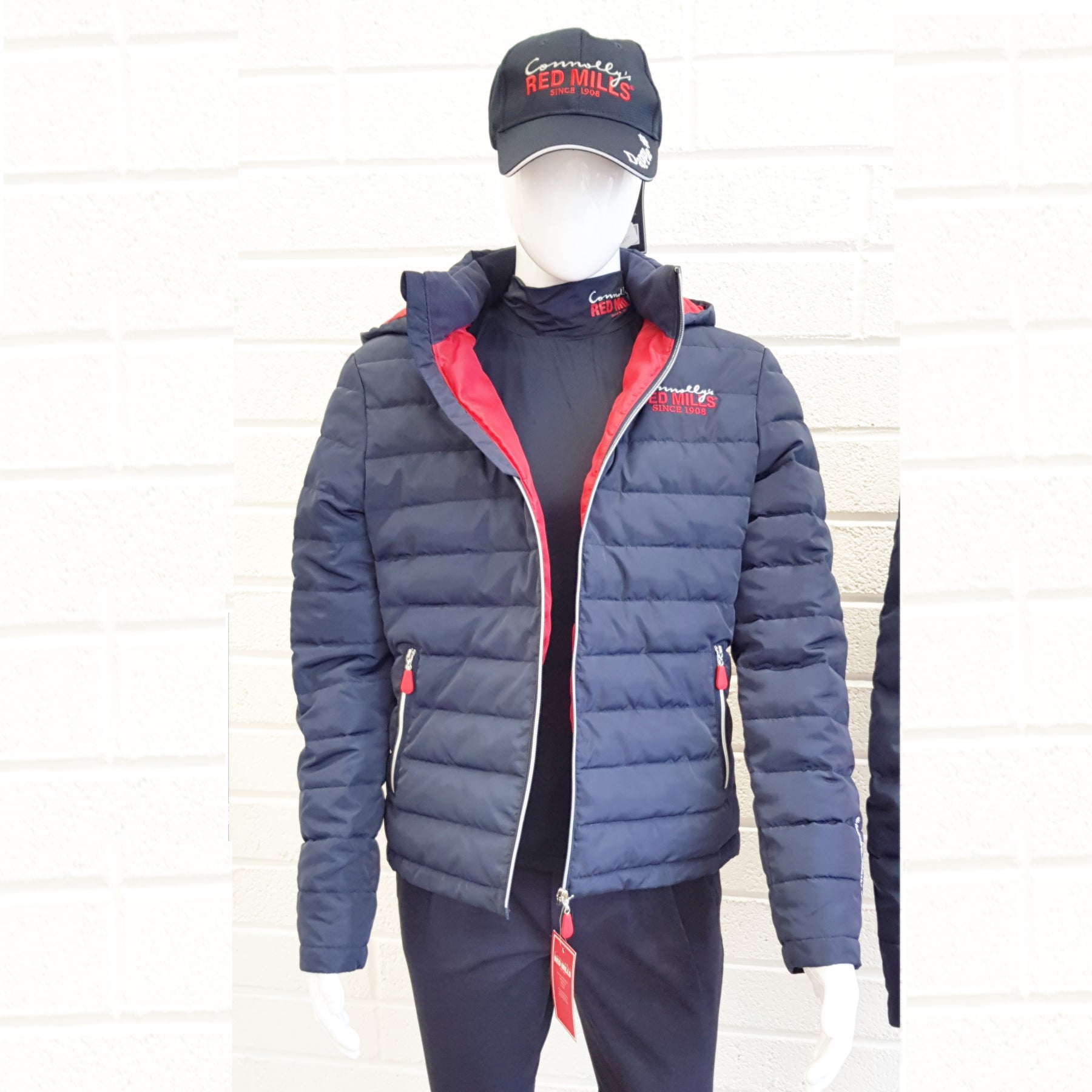 RED MILLS mens padded jacket with detachable hood - RedMillsStore.ie
