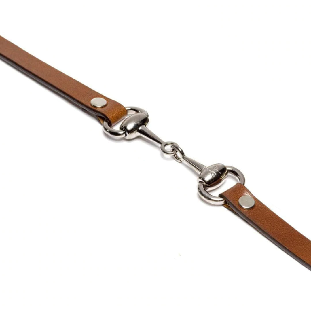 Mackenzie & George Badminton Bracelet in Tan & Silver