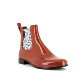Meduse Japflo Ankle Boot in Terracotta with Floral