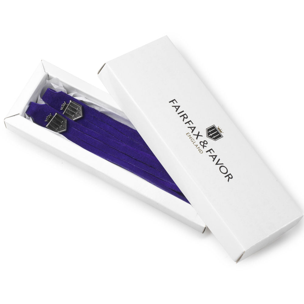 Fairfax & Favor suede boot tassels in midnight blue - RedMillsStore.ie