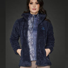 Mountain Horse Fuzzy Fleece in Blue