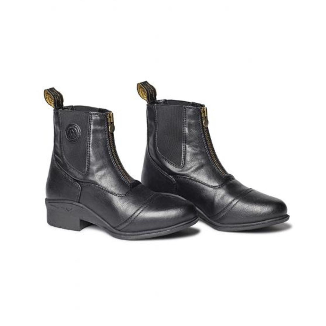 Mountain Horse Veganza Front Zip Paddock Boots in Black