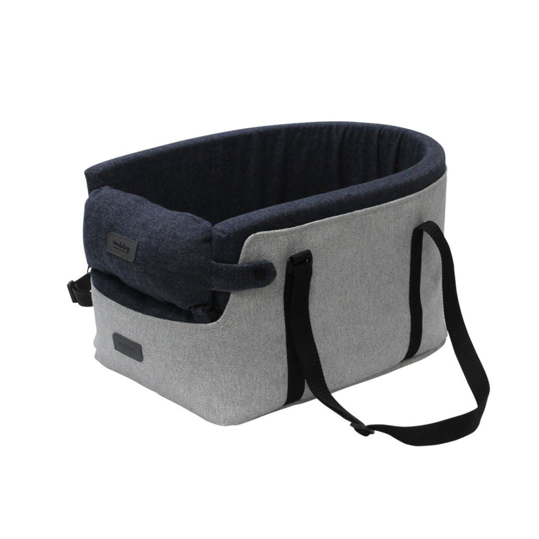 Nobby Bag 'n Bed Pet Bag in Dark Blue & Light Grey