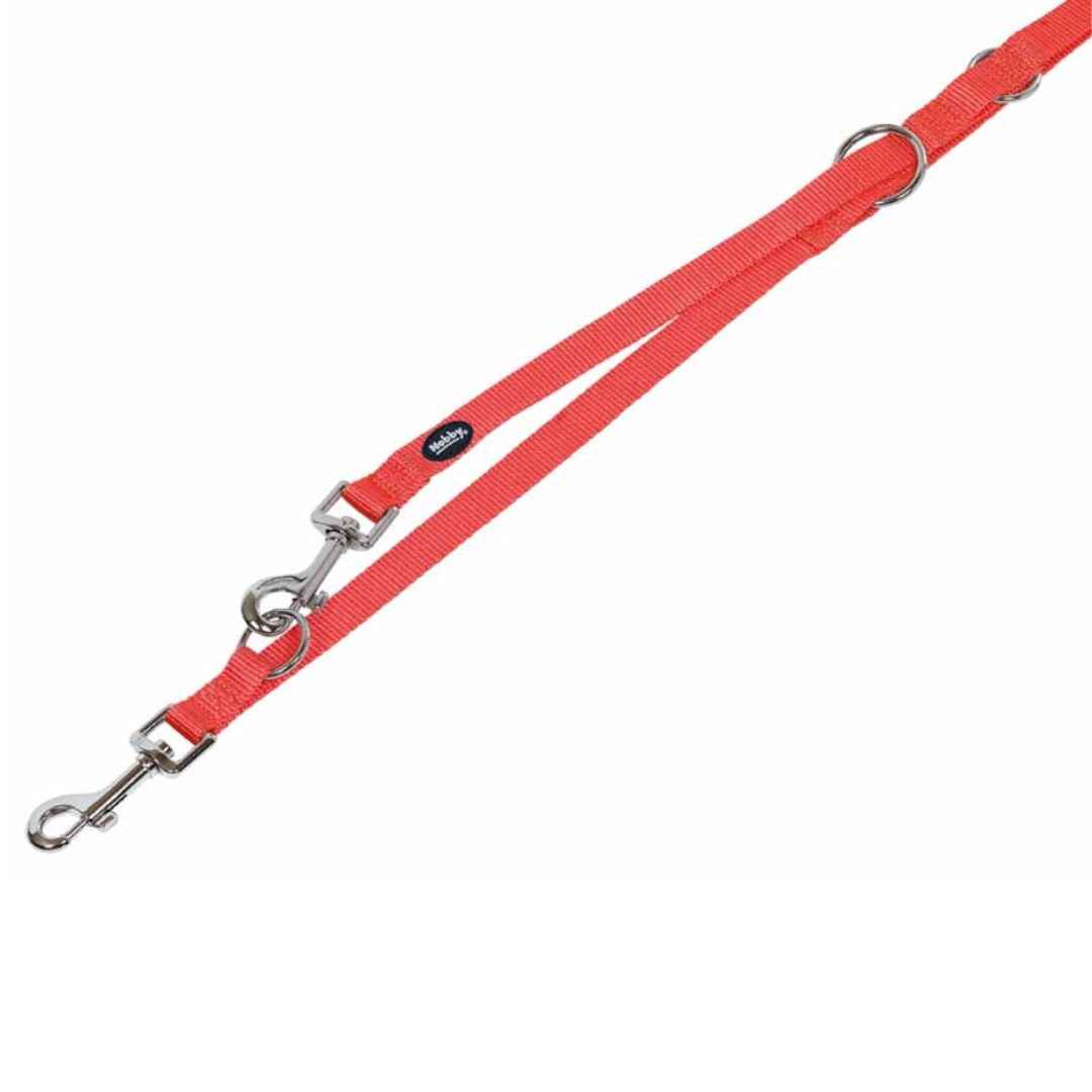 Nobby Classic Training Dog Lead in Coral