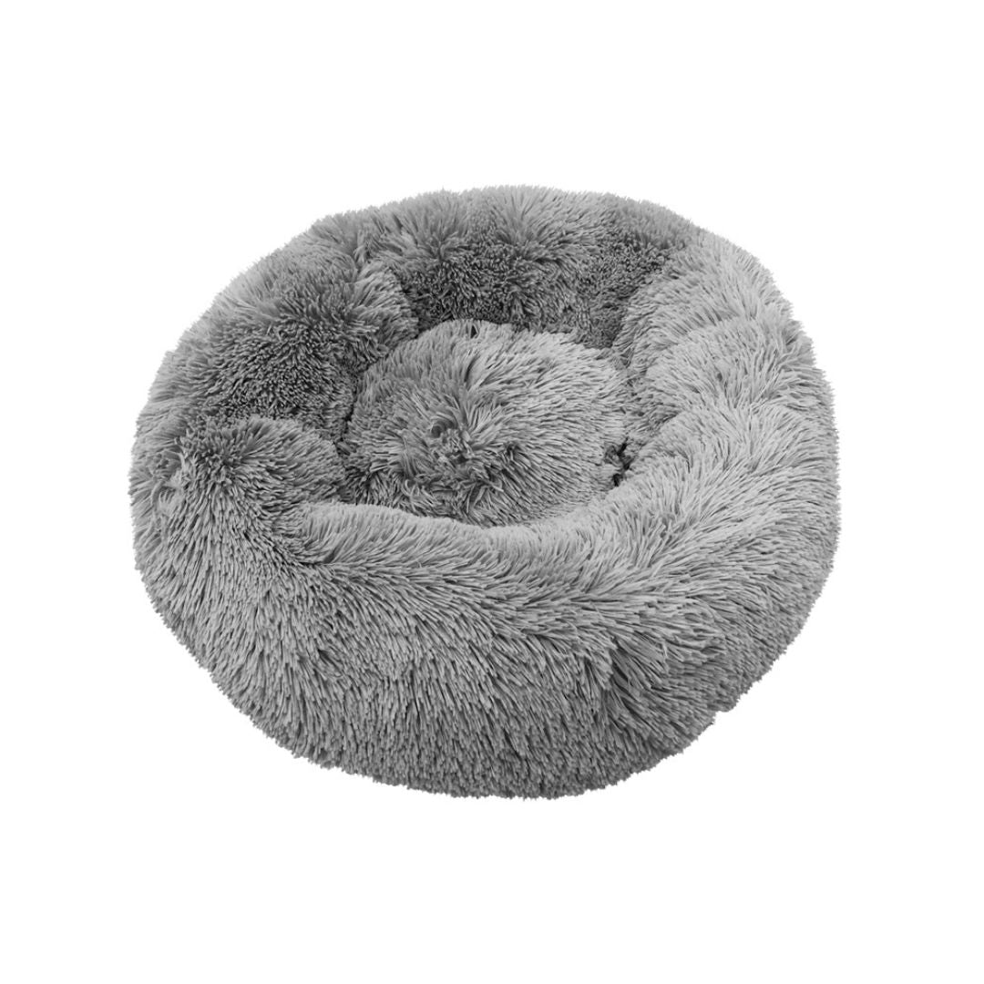 Nobby Elsa Cosy Donut Dog Bed in Grey