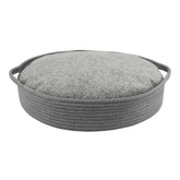 Nobby Nola Dog Basket with Round Cushion