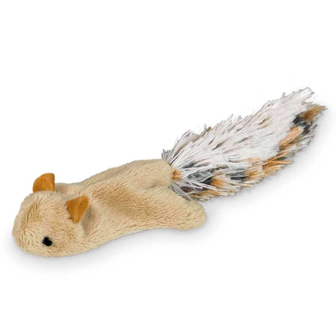 Nobby Plush Squirrel Cat Toy with Catnip