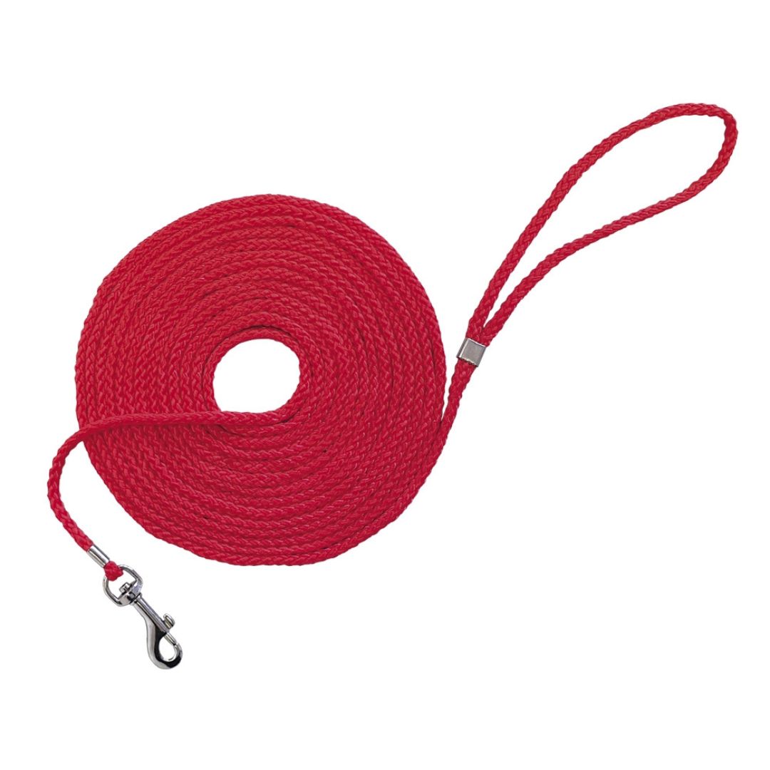 Nobby Round Tracking Dog Lead in Red