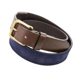 Pampeano Gamuza Suede Polo Belt in Navy