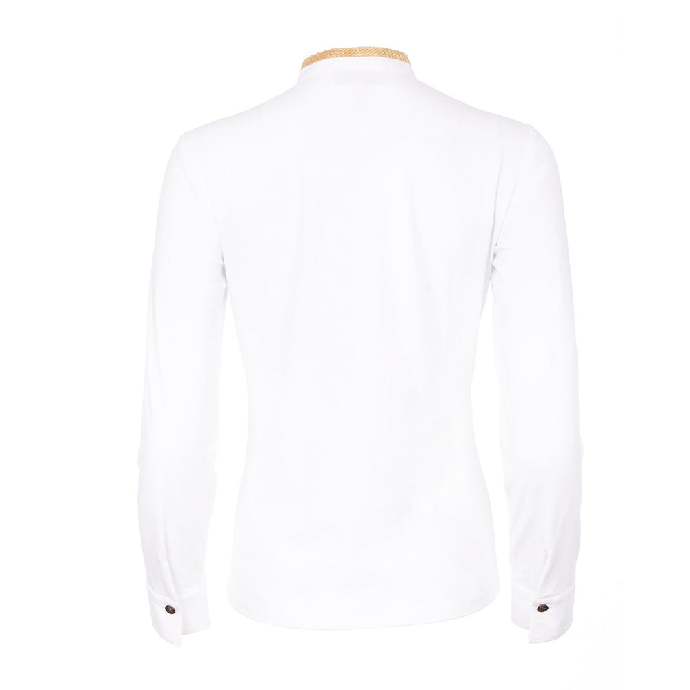 WG Women's Phoebe Shirt with Gold Trim