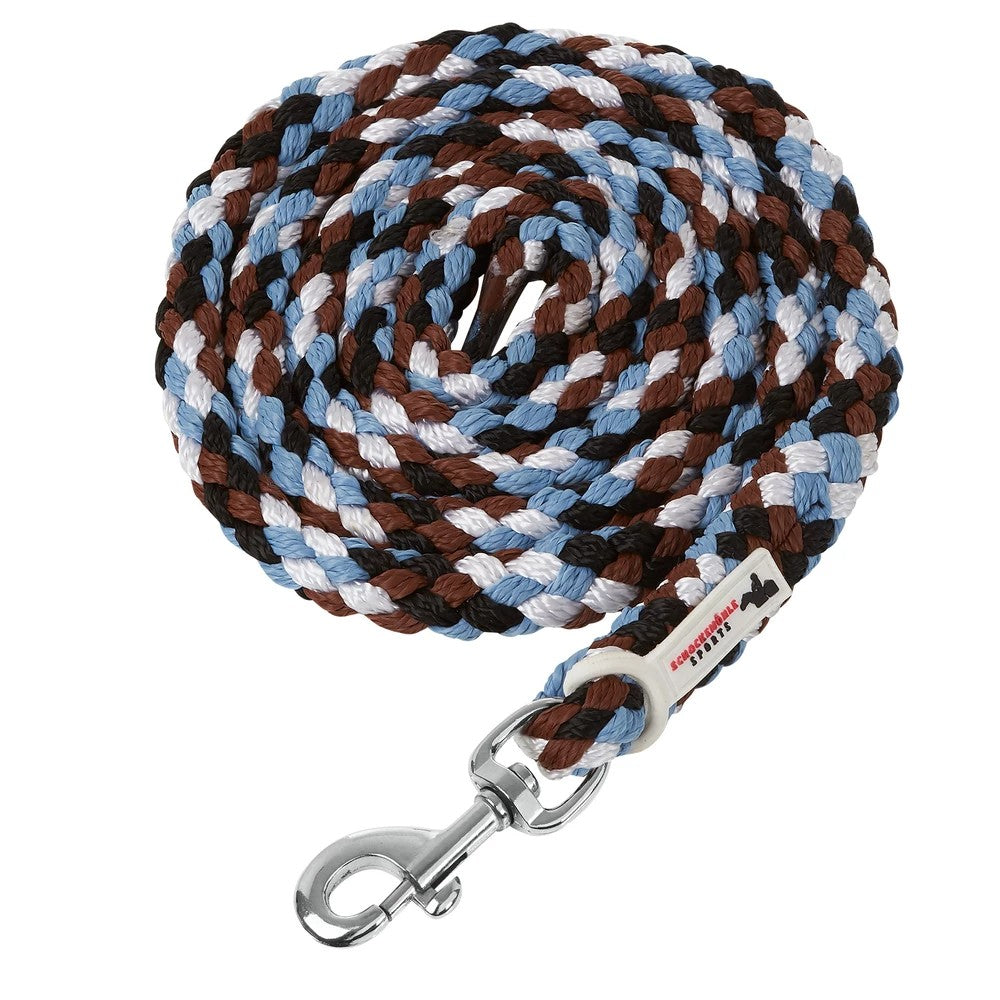 Schockemohle Catch Style Lead Rope in Black/Cognac