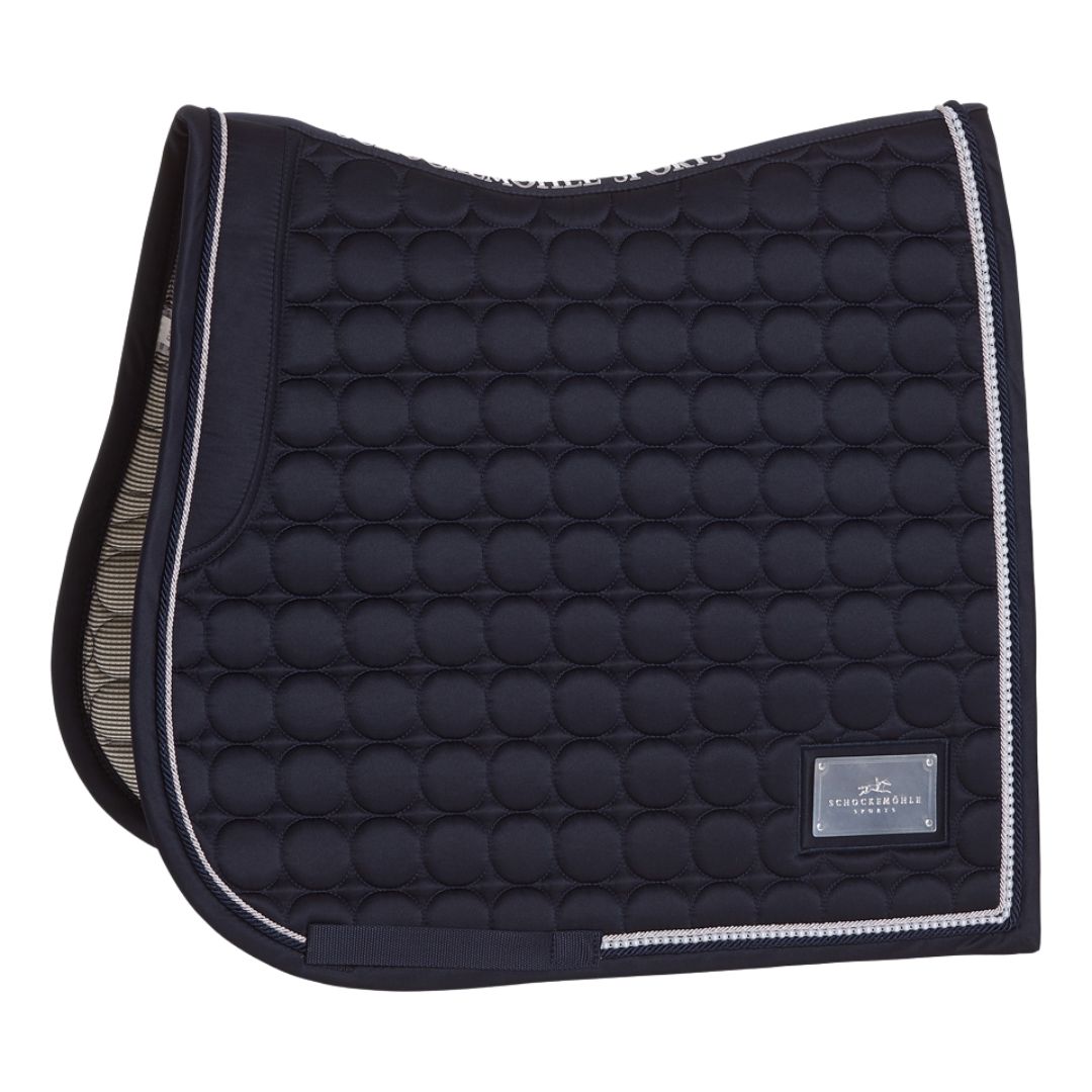 Schockemohle Sanya SP-D Style Saddle Pad in Blue Nights