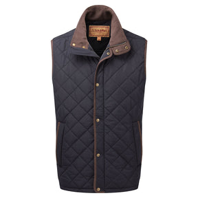 Schoffel Men's Barrowden Quilt Gilet in Midnight