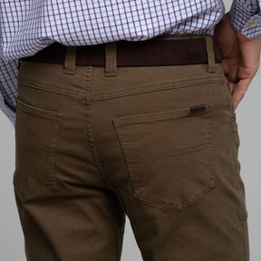 Schoffel Men's Canterbury 5 Pocket Jean in Moss