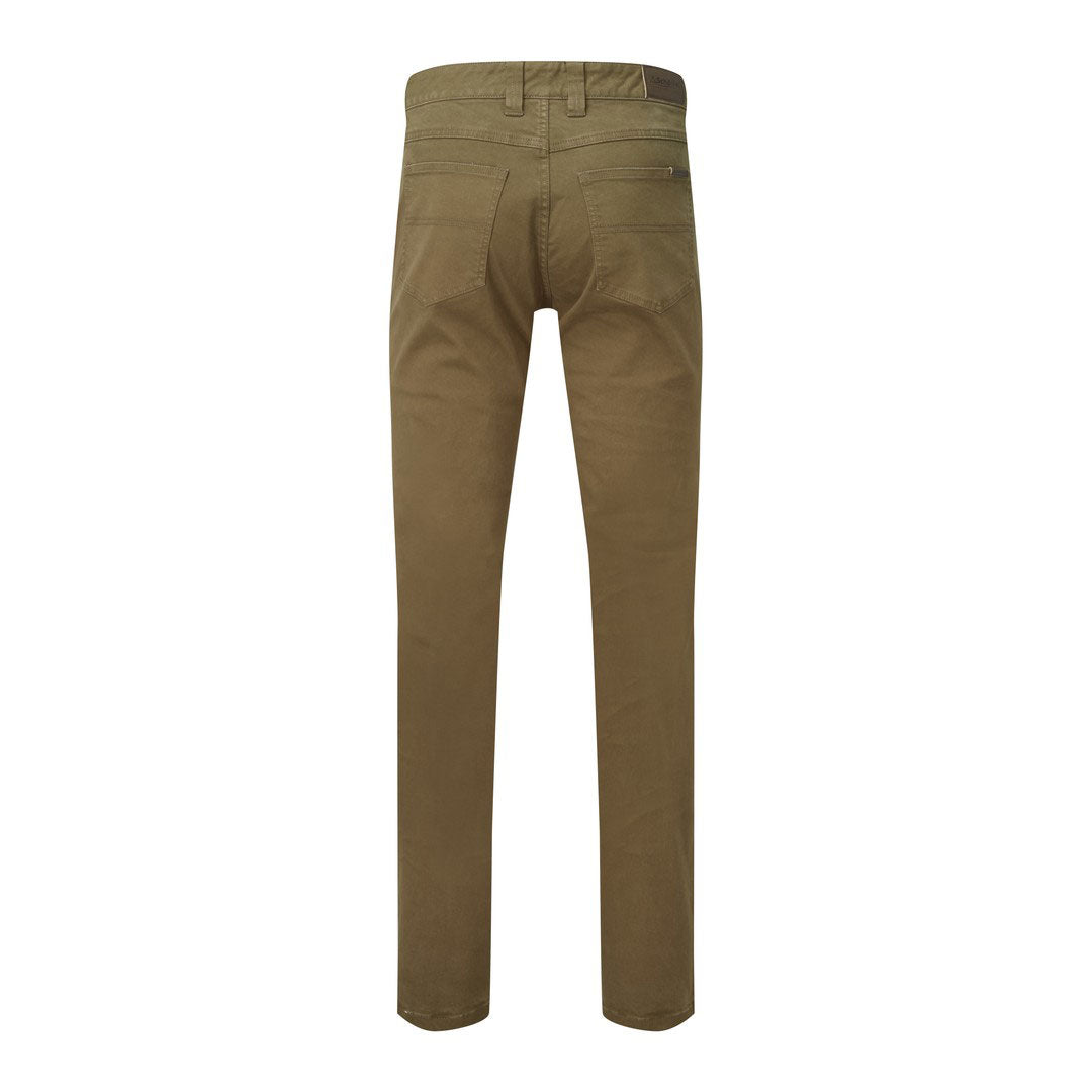 Schoffel Men's Canterbury 5 Pocket Jean in Moss