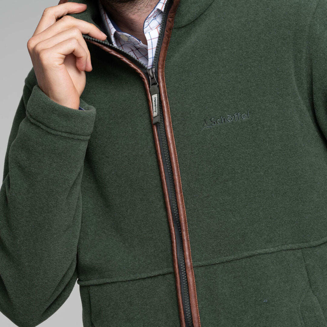 Schoffel Men's Cottesmore Fleece Jacket in Cedar Green