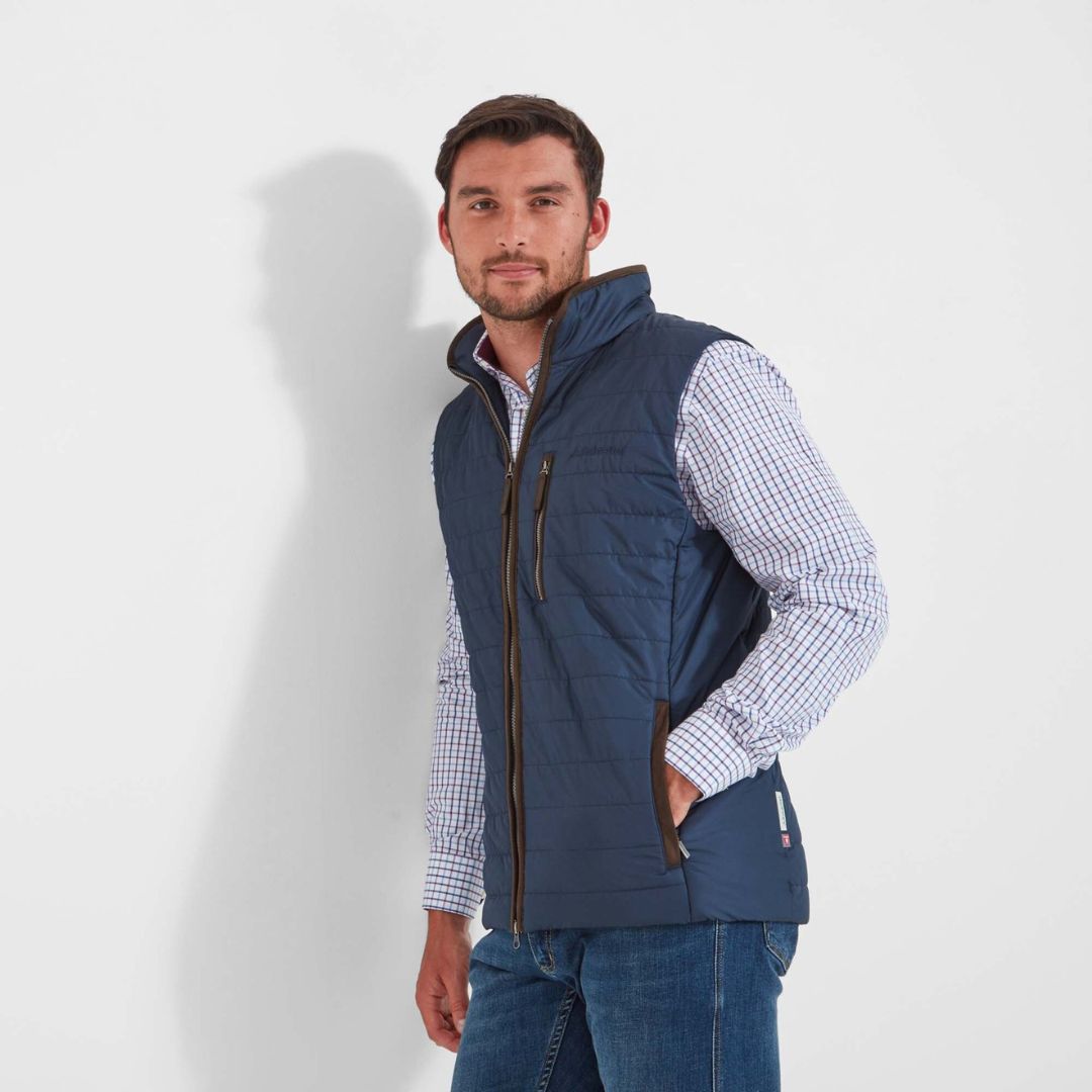 Schoffel Men's Brora Gilet in Navy