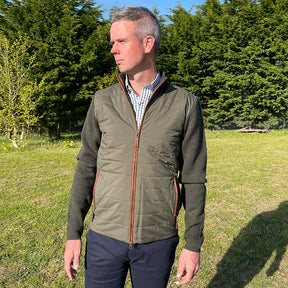 Schoffel Men's Hybrid Aerobloc Jacket in Loden Green