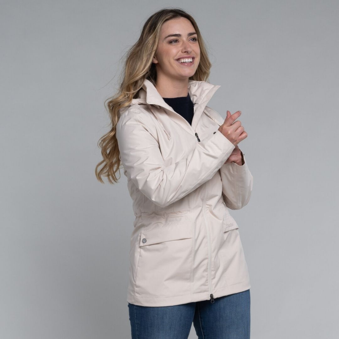 Schoffel Women's Hazelwood Coat in Stone