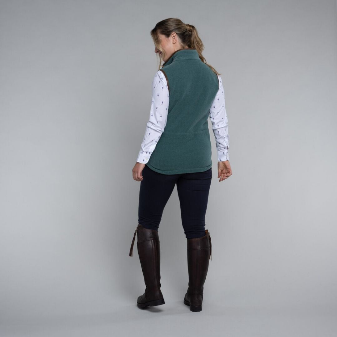 Schoffel Women's Lyndon Fleece Gilet in Duck Egg