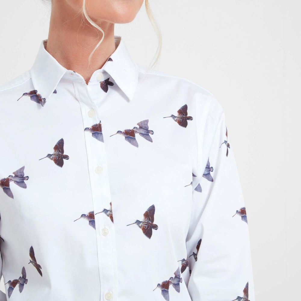 Schoffel Women's Owen Williams Shirt in Woodcock Print