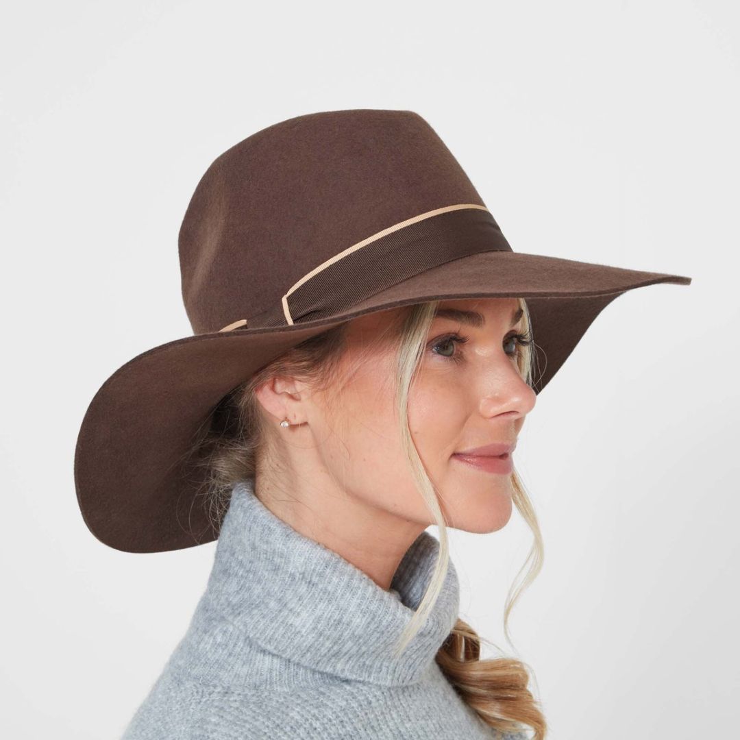 Schoffel Sofia Hat in Chocolate