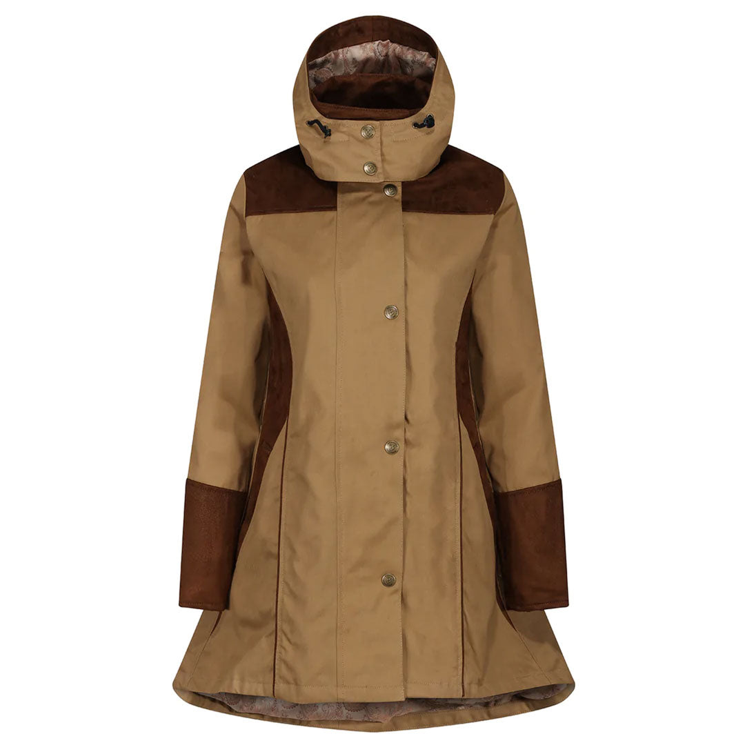 WG Women's Odette Waterproof Coat in Herringbone