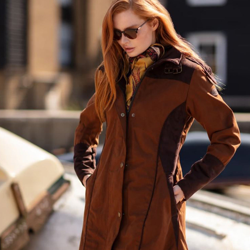 WG Women's Odette Waterproof Coat in Cinnamon