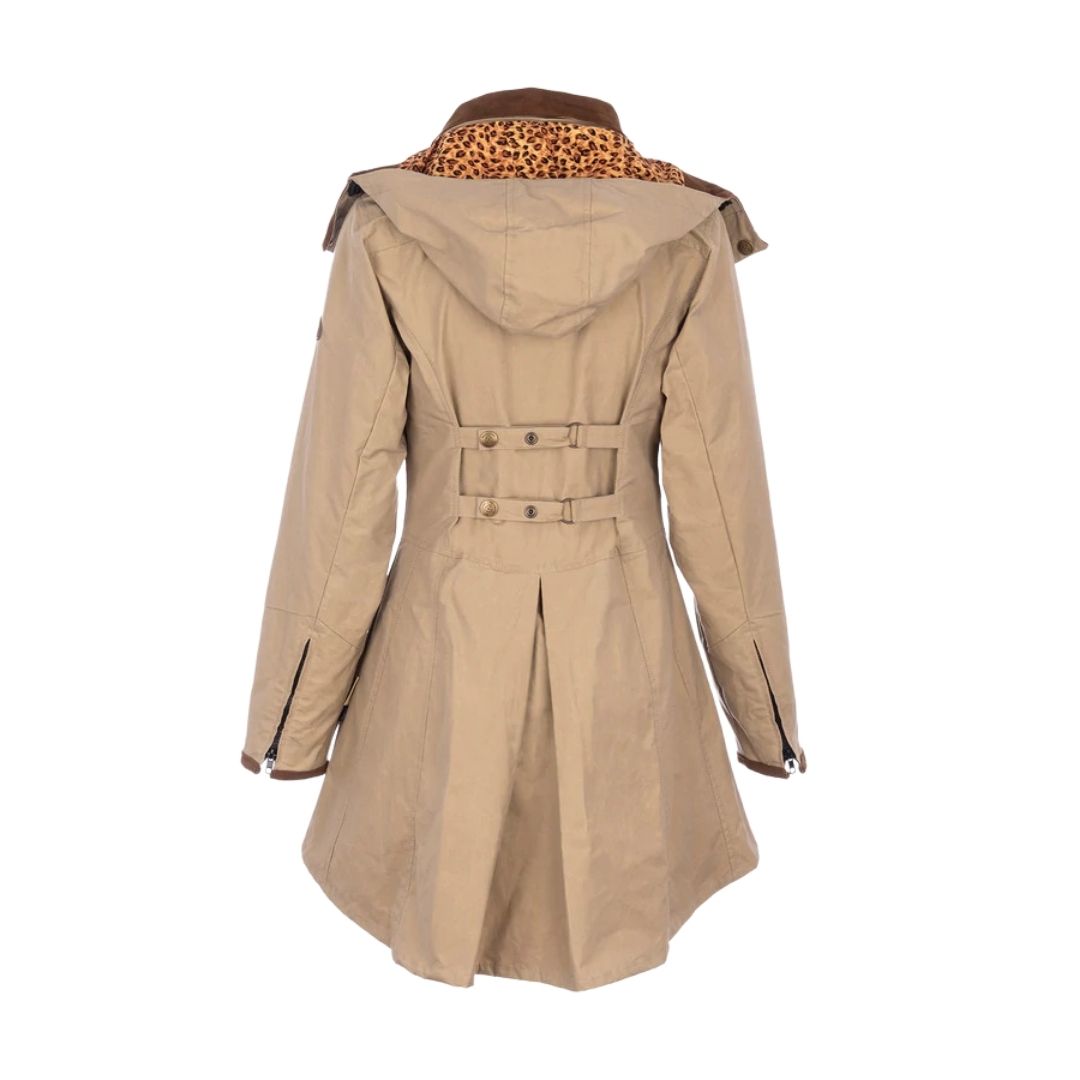 WG Women's Louise Dry Wax Coat in Almond