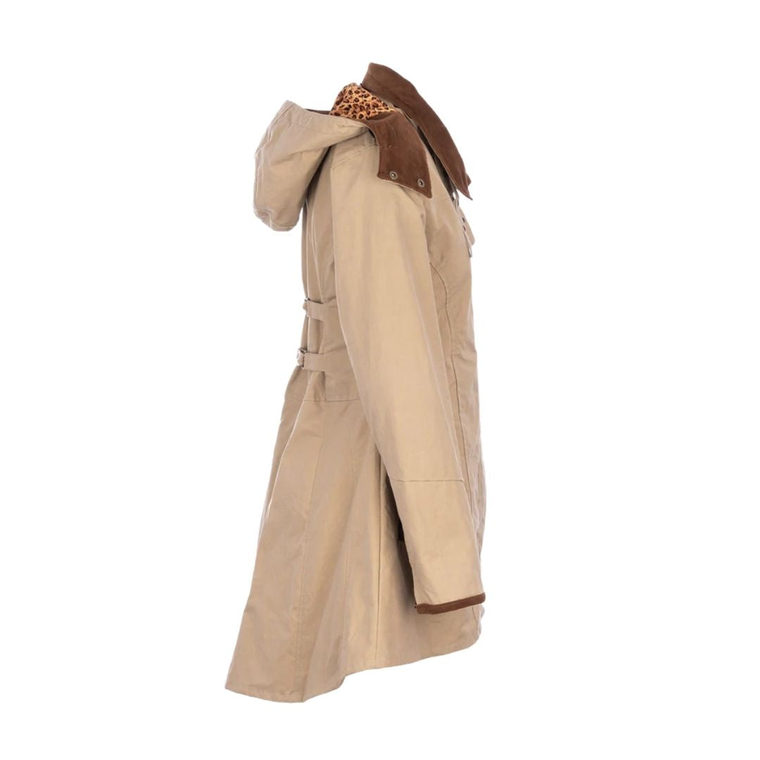 WG Women's Louise Dry Wax Coat in Almond